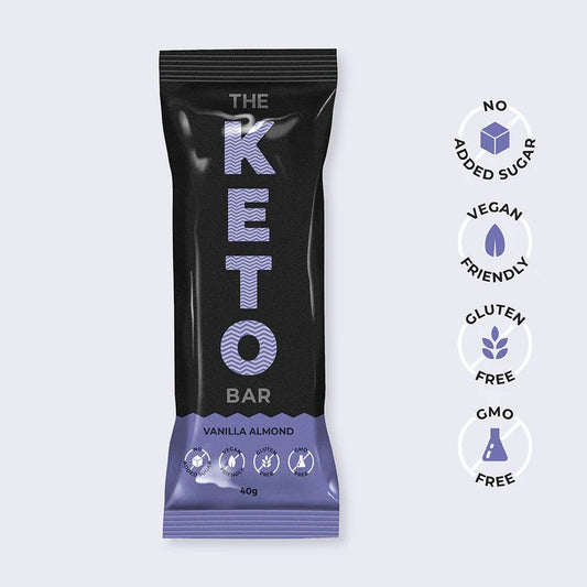 The Keto Bar Vanilla & Almond 40g