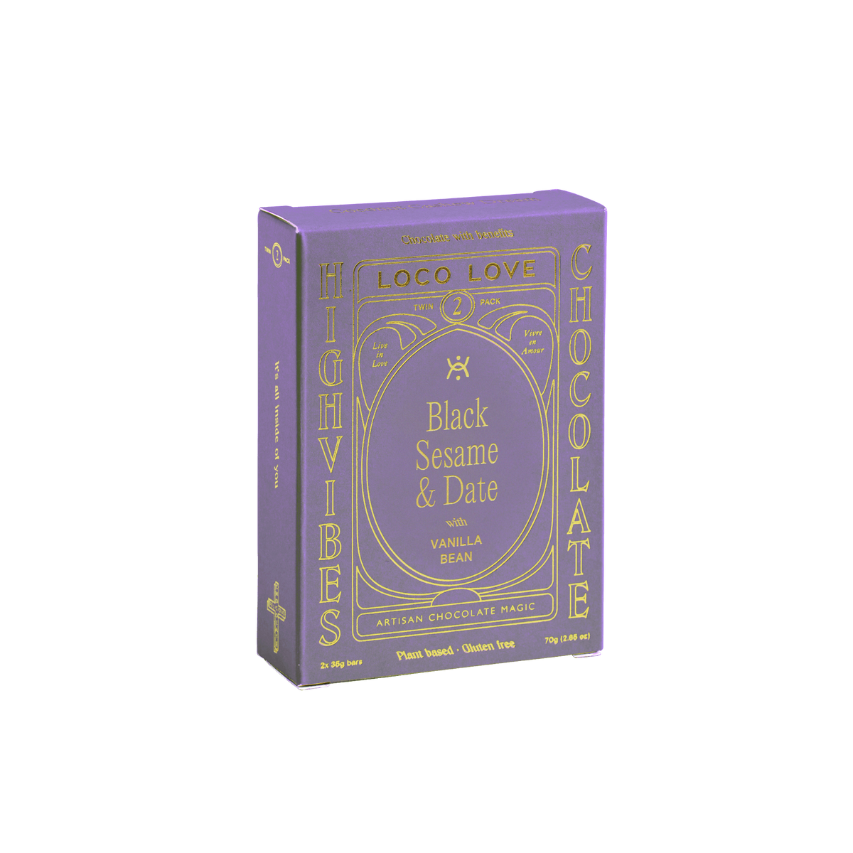 Loco Love Black Sesame & Date twin pack