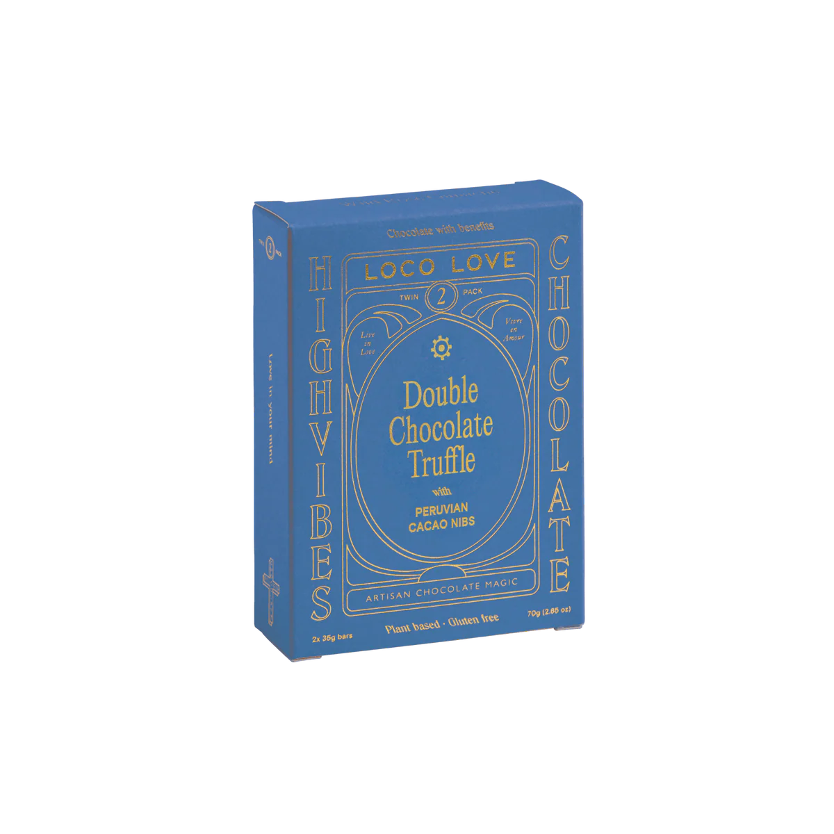 Loco Love Twin Pack Double Chocolate Truffle 70g