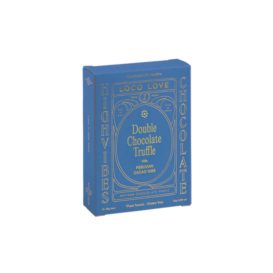 Loco Love Twin Pack Double Chocolate Truffle 70g