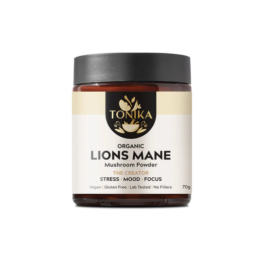 Tonika 100% Organic Mushroom Powder Lion's Mane 90g