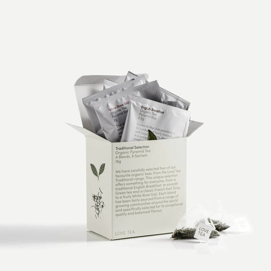 Love Tea Organic Traditional Sample Selection 8 Sachets