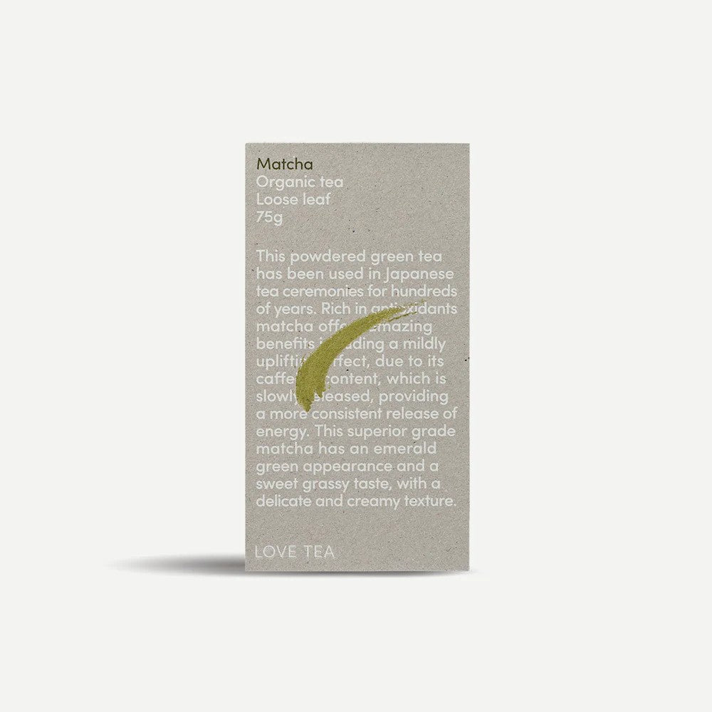 Love Tea Matcha Tea Powder 75g – In 2 Health