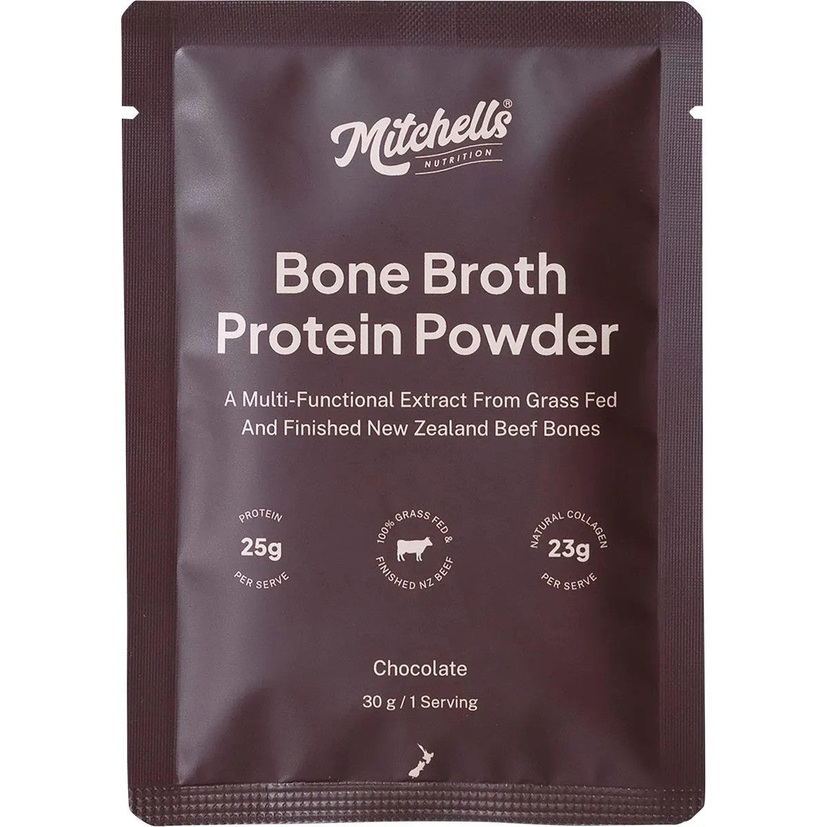 Mitchells Nutrition Bone Broth Protein Powder Chocolate 30g