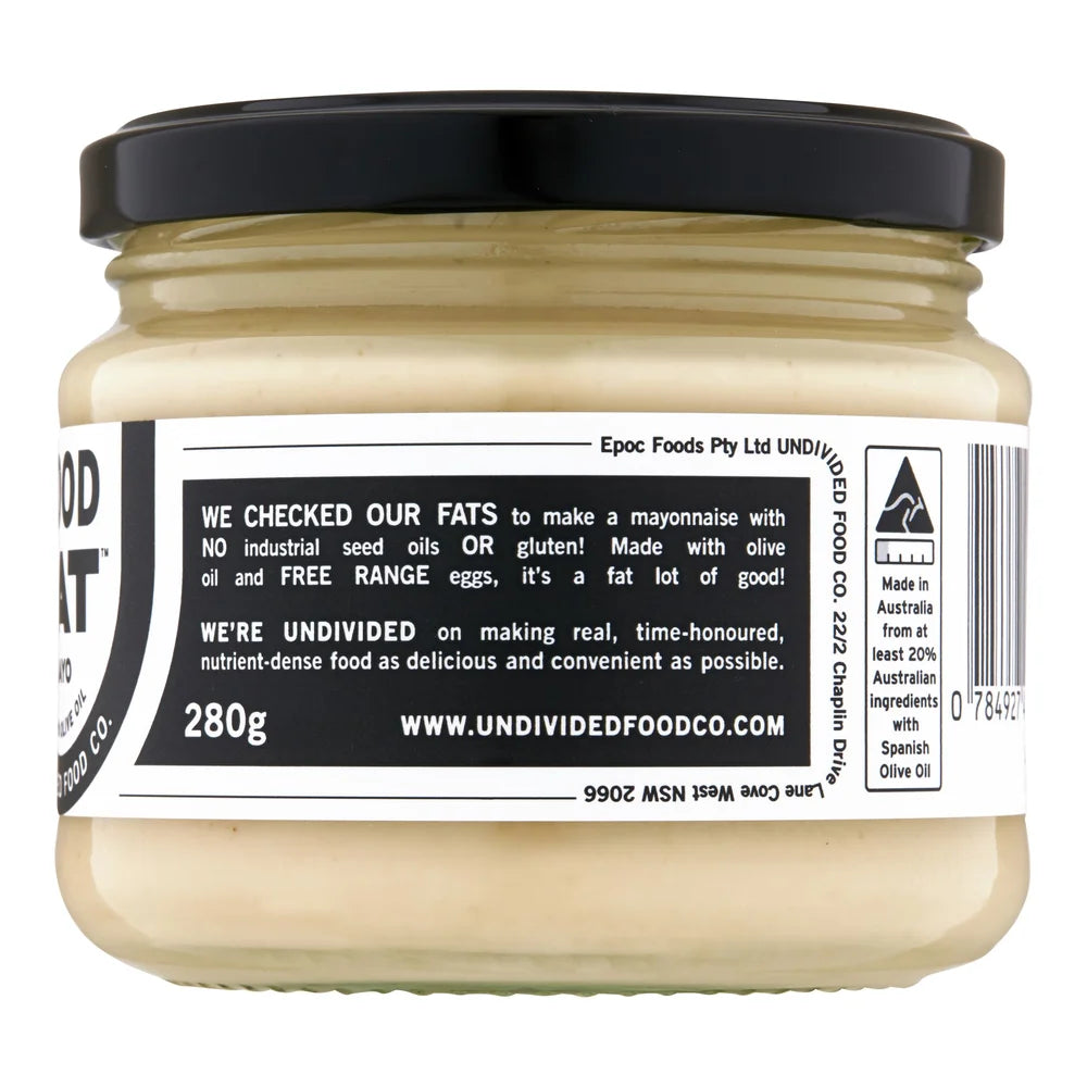 Undivided Food Co Good Fat Mayo 280g