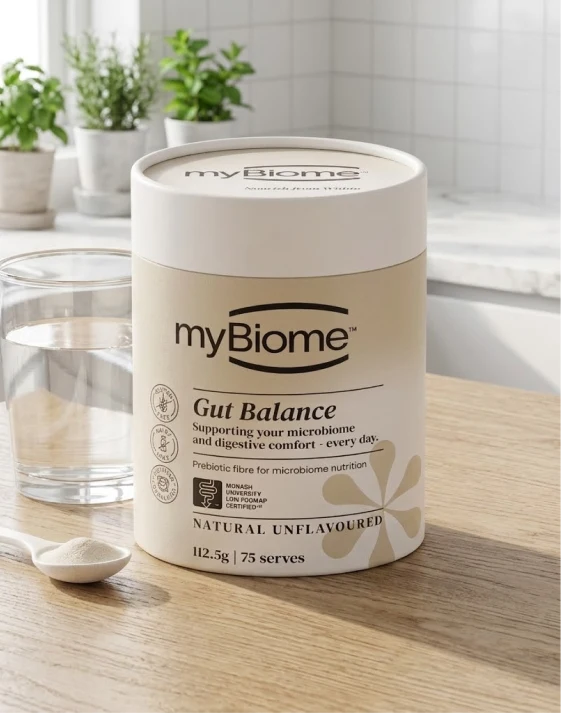 myBiome Natural Unflavoured prebiotic fibre powder