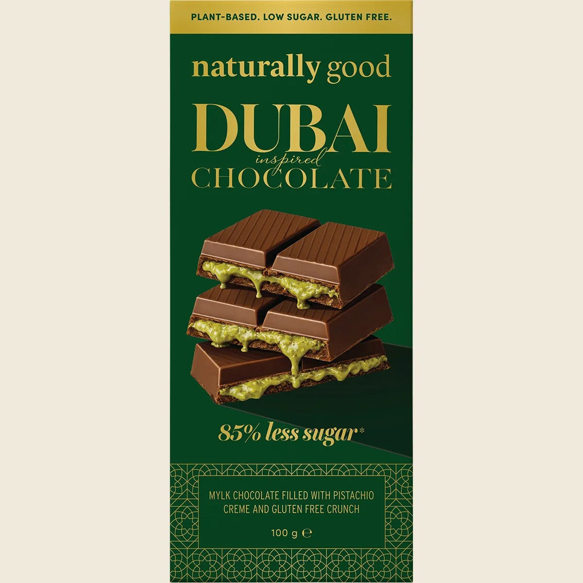 Naturally Good Dubai Inspired Chocolate Block 100g