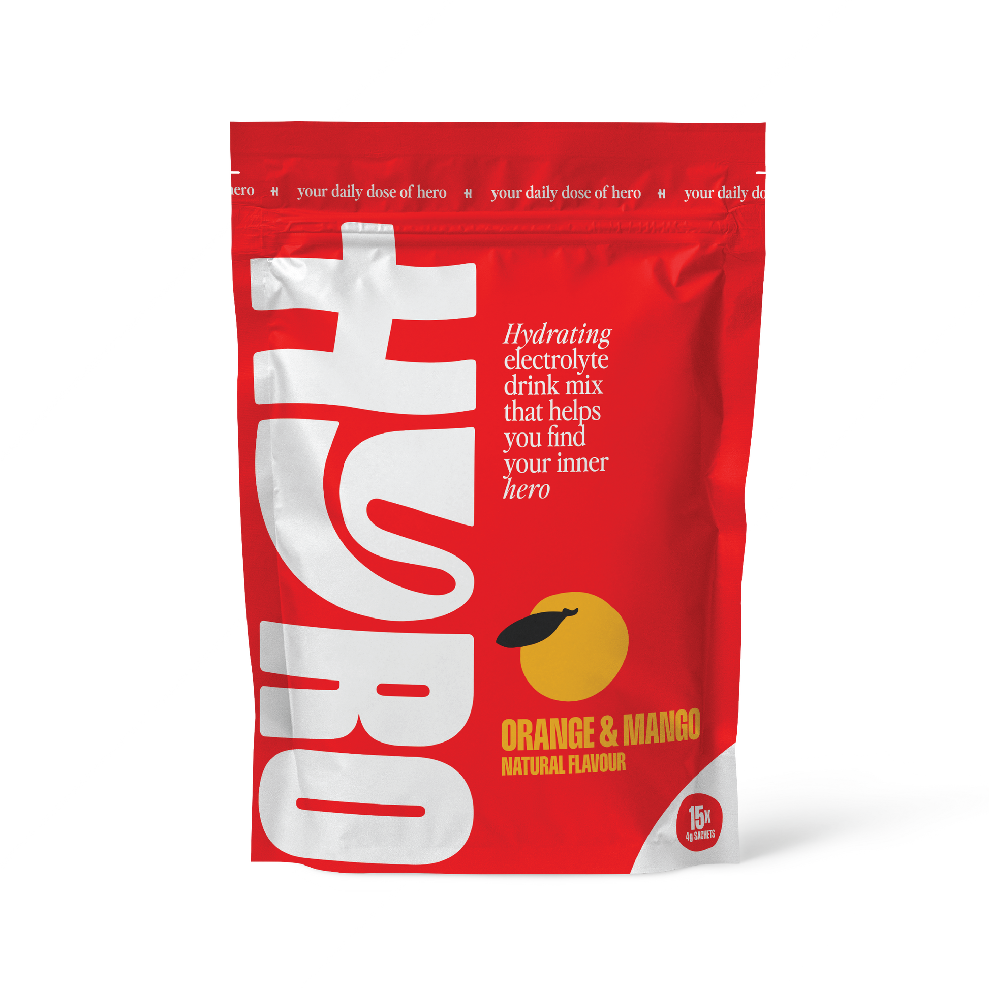 HYRO Electrolyte Sachets Orange Mango 15 x 4g