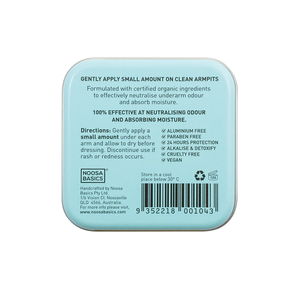 Noosa Basics Deodorant Tin Coconut and Lime 50g