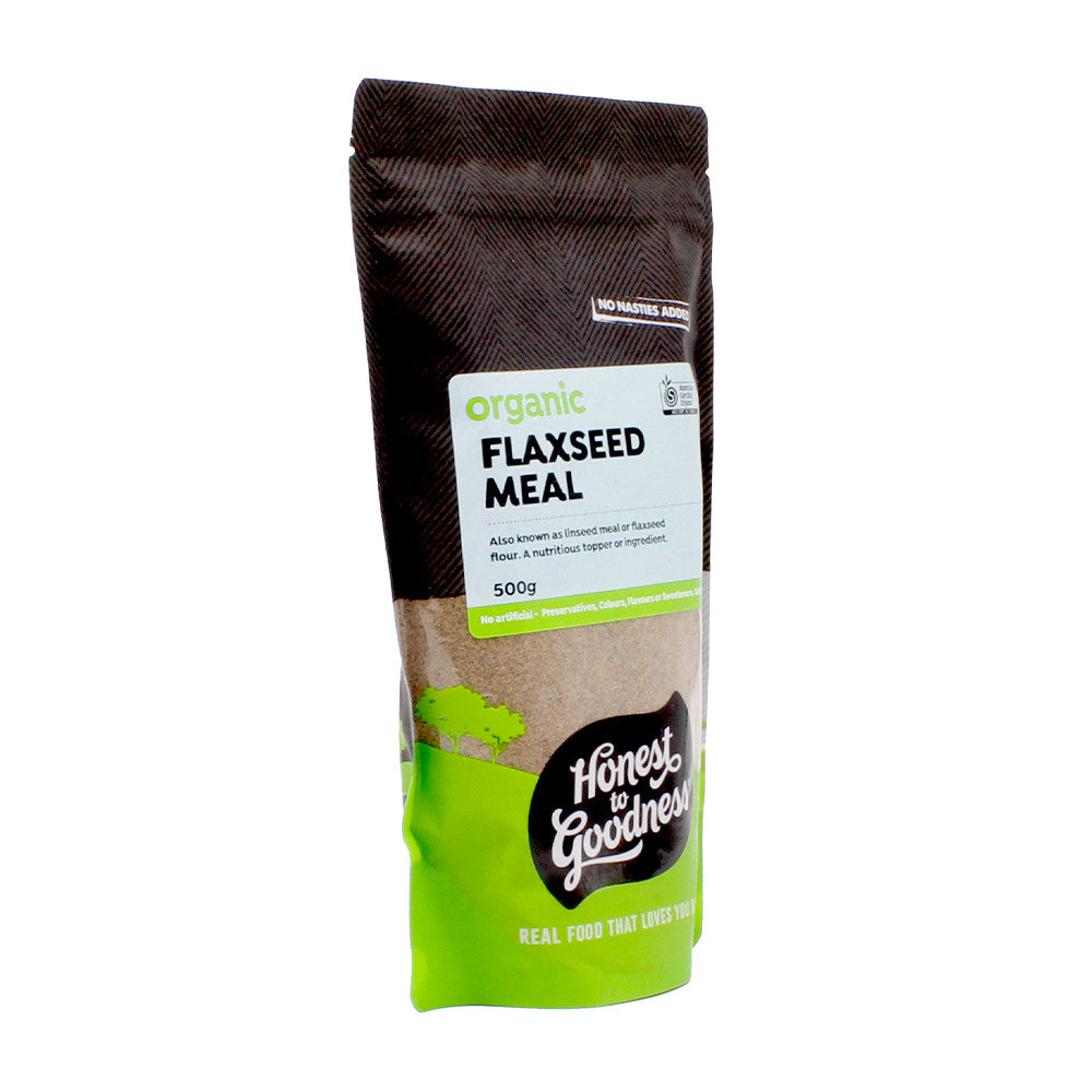 Honest to Goodness Organic Flaxseed Meal 500g side