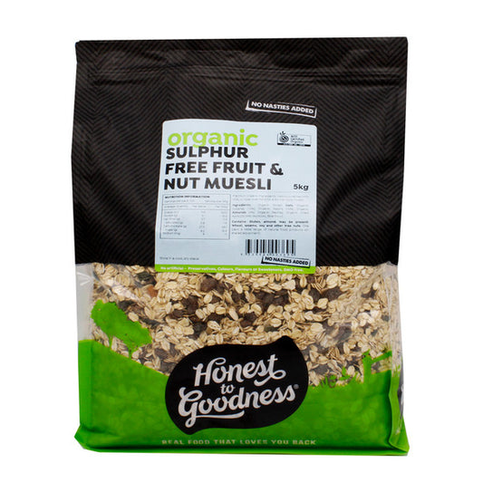 Honest to Goodness Fruit and Nut Muesli 5kg