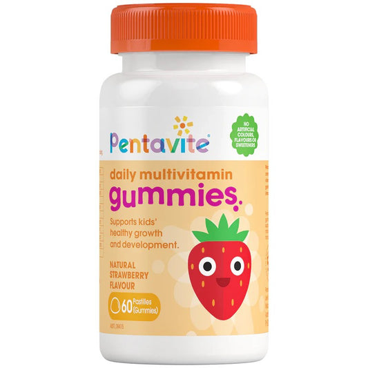 Pentavite Daily Multivitamin Gummies - Strawberry 60 gummies