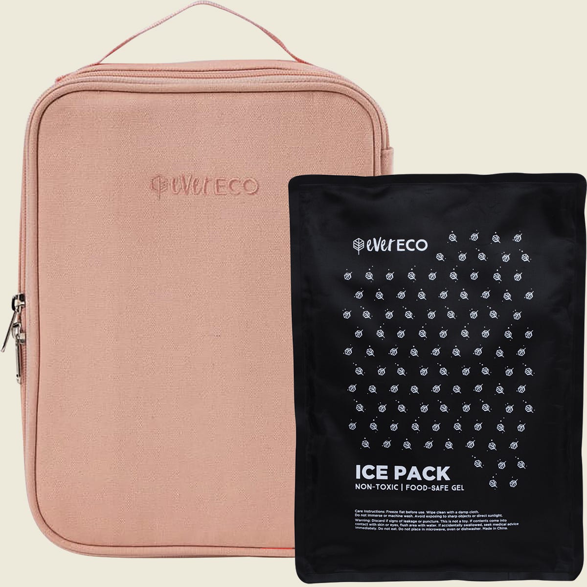 Ever Eco Insulated Lunch Bag Sorbet with gel ice pack