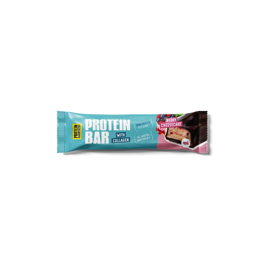 Protein Supplies Australia Protein Bar with Collagen Berry Cheesecake 45g