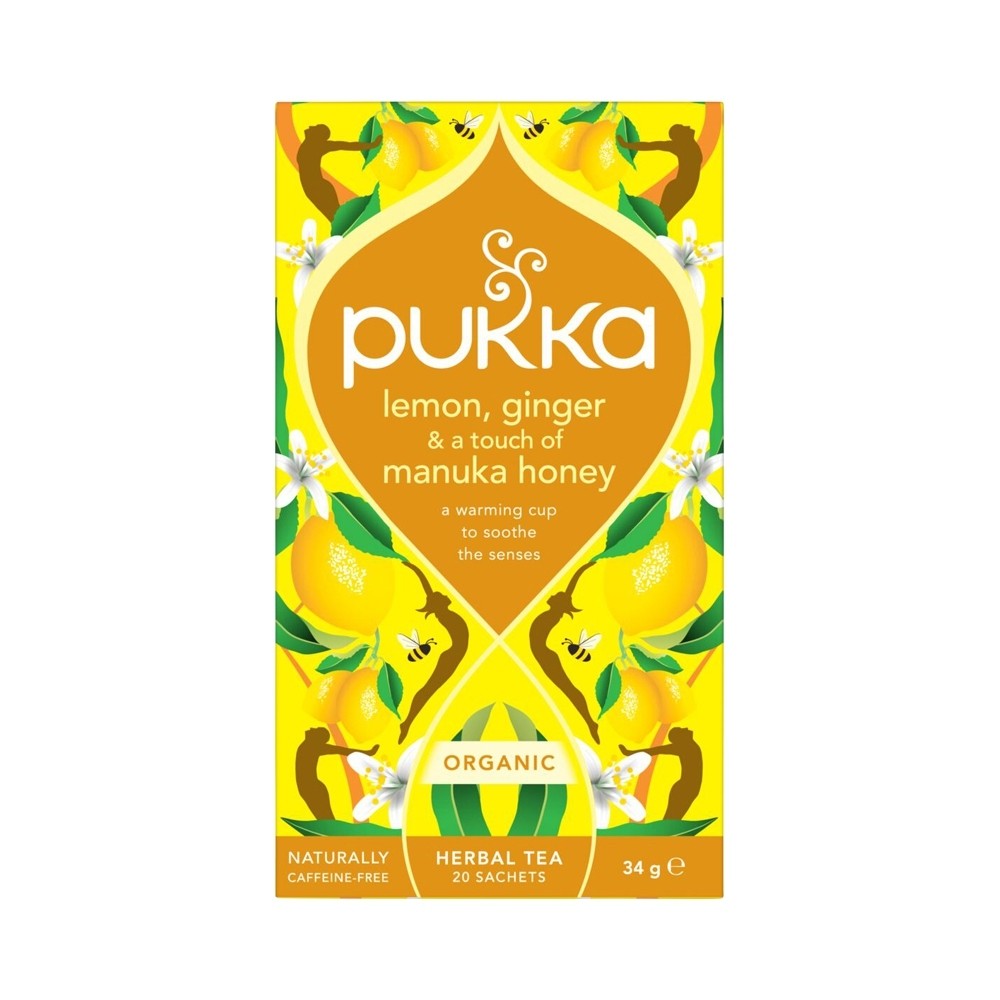 Pukka Herbal Tea Lemon, Ginger & Manuka Honey
