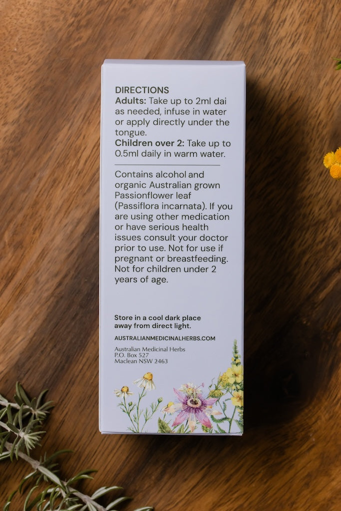 Passionflower Relaxation Tincture directions