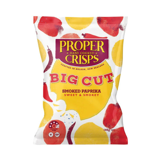 Proper Crisps Smoked Paprika 140g