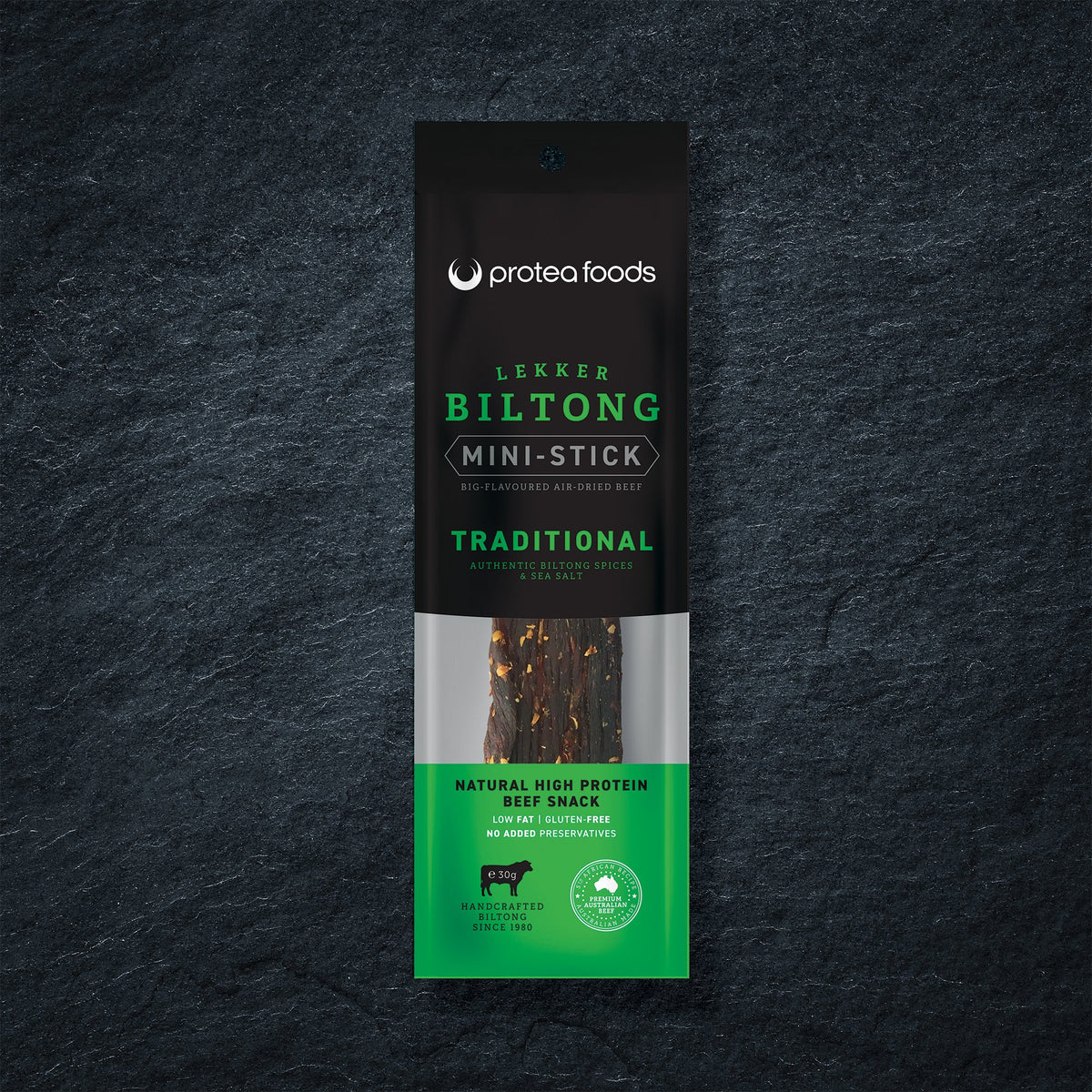 Protea Foods Biltong Mini Stick Traditional 30g