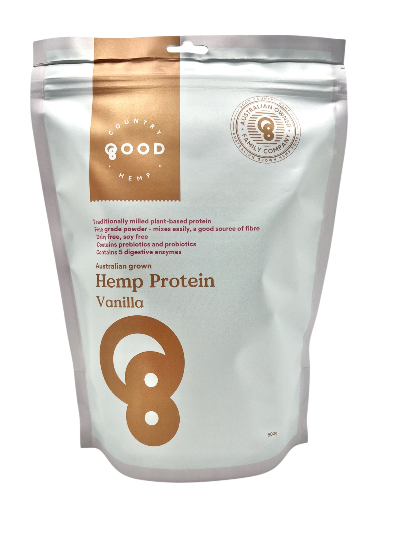 Good Country Hemp Protein Powder Vanilla 500g