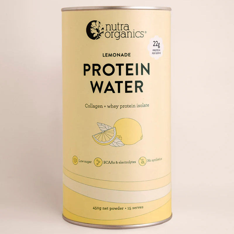 Nutra Organics Protein Water 450g - Lemonade