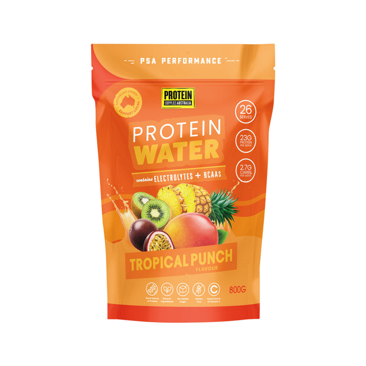 Protein Supplies Australia Protein Water 300g - Tropical Punch