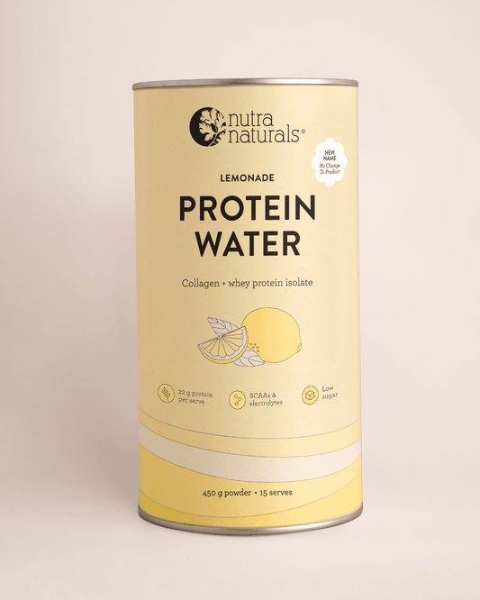 Nutra Naturals Protein Water Lemonade 450g front