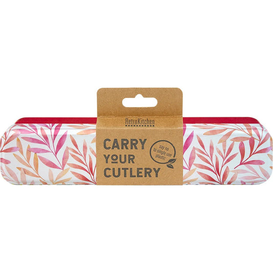 Retro Kitchen Carry Your Cutlery Set Watercolours