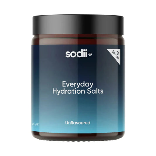 Sodii Everyday Hydration Salts Salty Unflavoured 129g