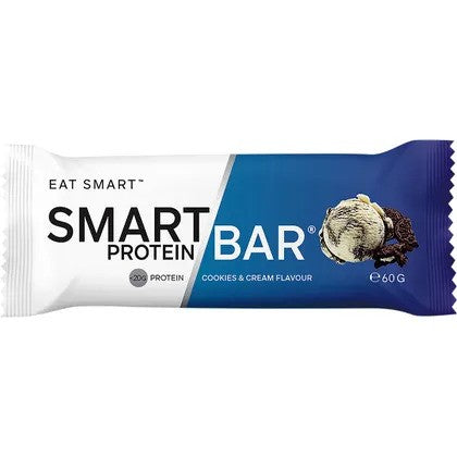 Smart Protein Bar Cookies & Cream Flavour Protein Bar 60g
