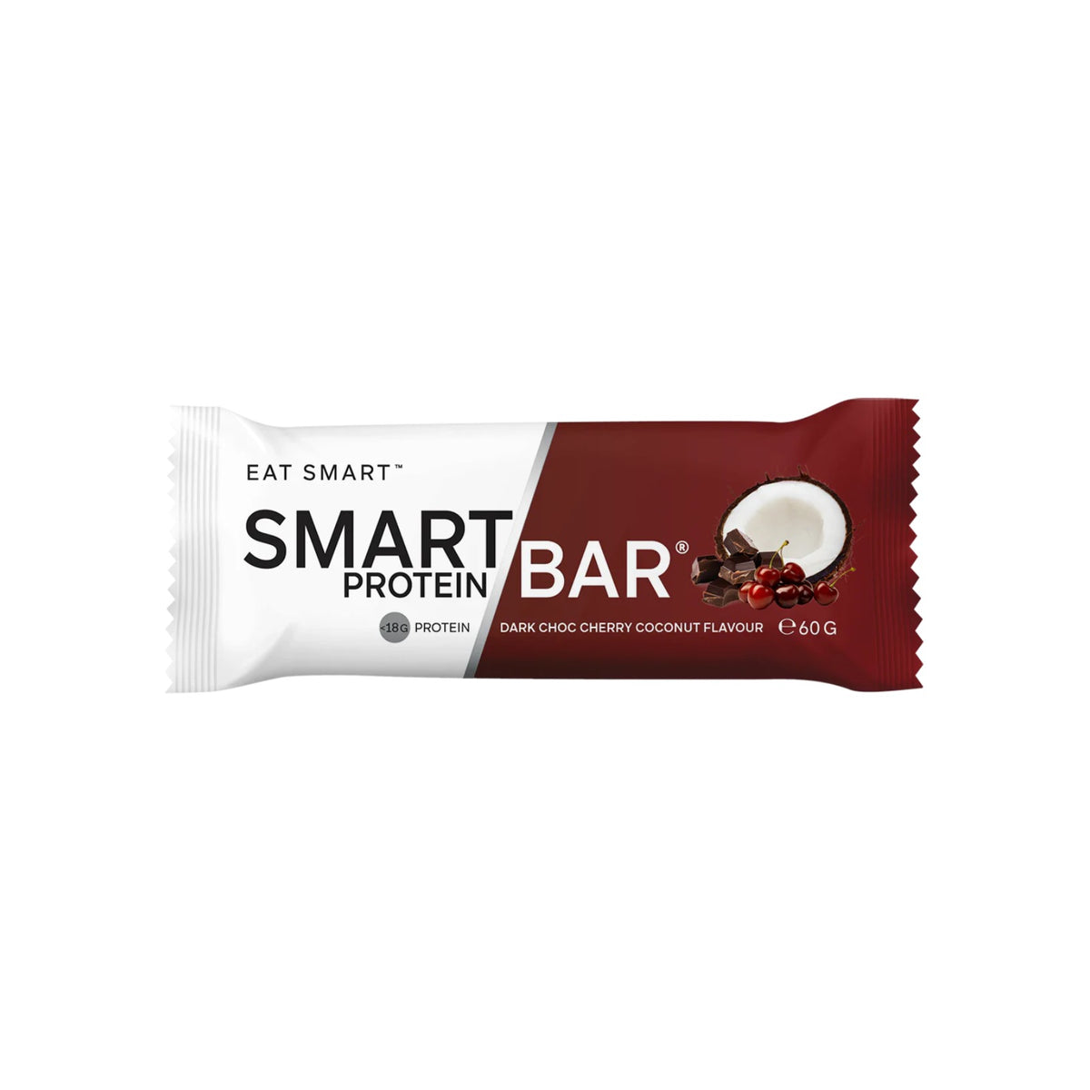 Smart Protein Bar Dark Choc Cherry Coconut 60g