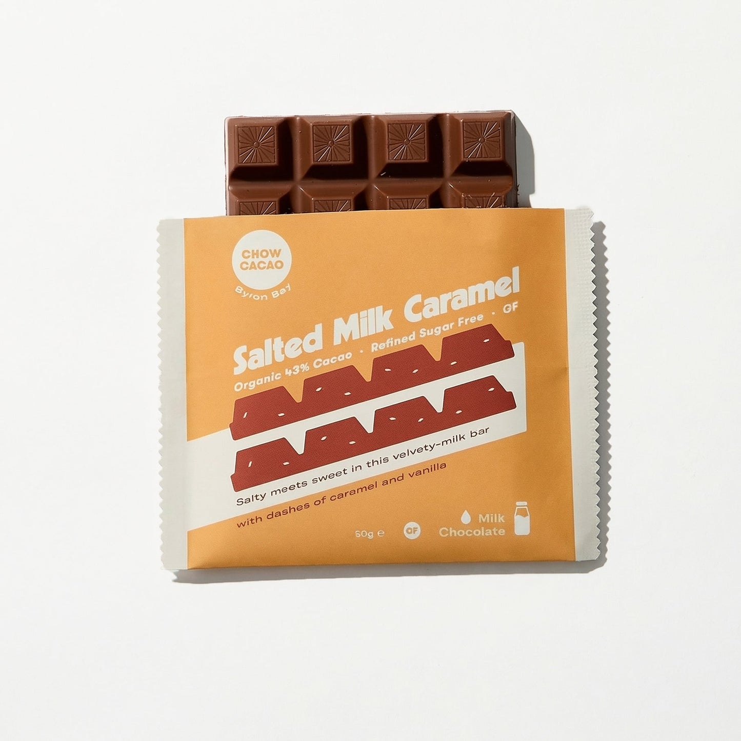 Chow Cacao Salted Milk Caramel Block 60g