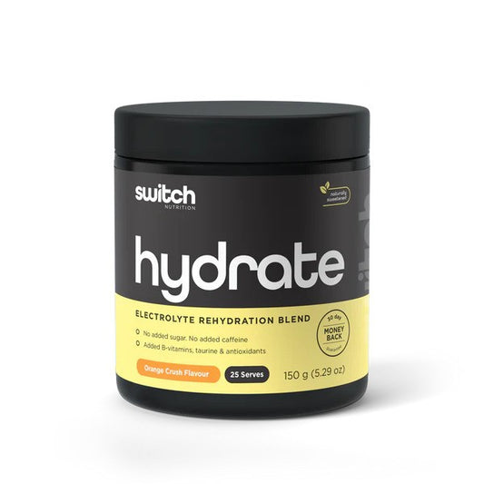 Switch Nutrition Hydrate Electrolyte & Rehydration Orange Crush 150g