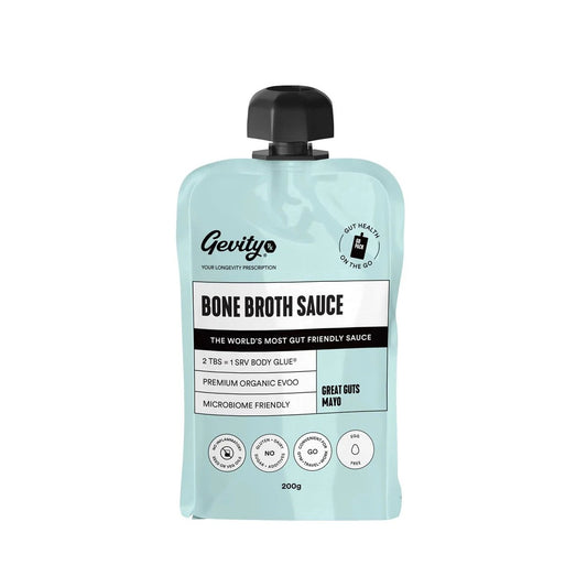 Gevity Rx Bone Broth Great Guts Mayo Pouch 200ml