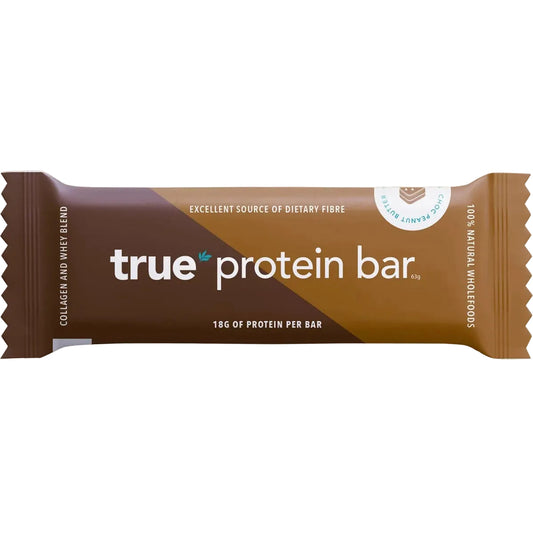 True Protein Protein Bar Choc Peanut Butter 63g