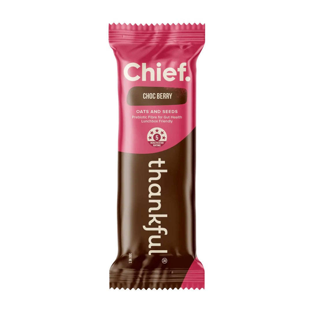 Chief Thankful Bar Choc Berry 30g