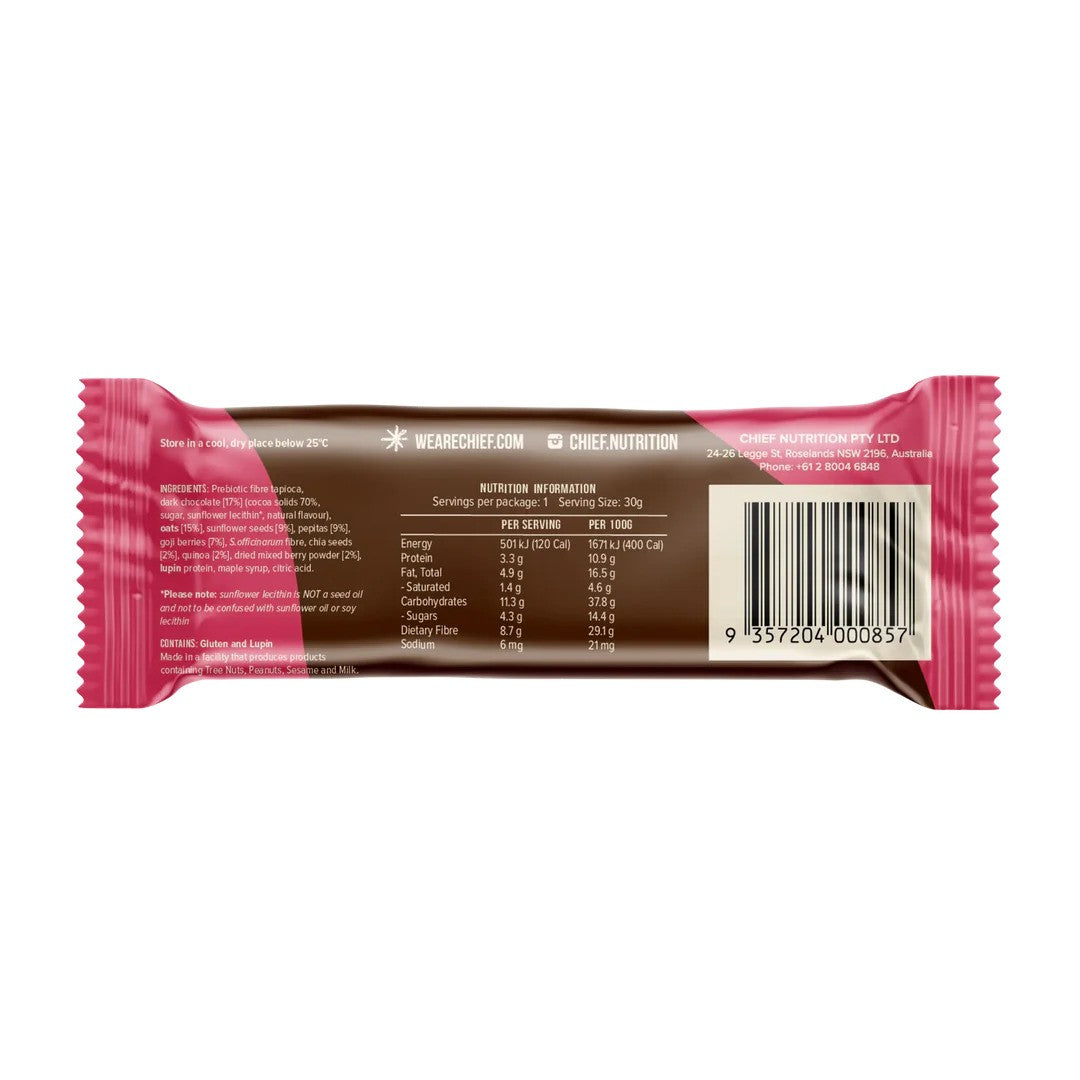Chief Thankful Bar Choc Berry 30g