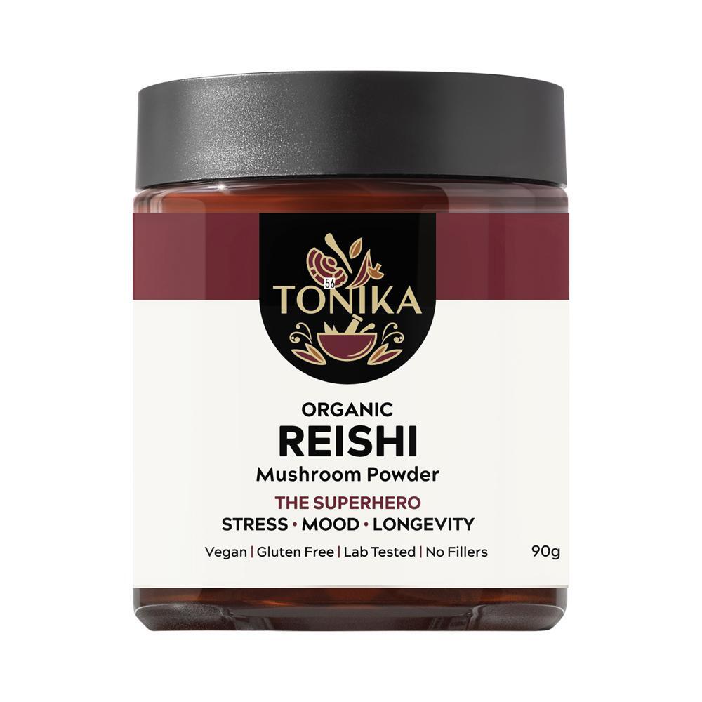 Tonika 100% Organic Mushroom Powder Reishi 90g
