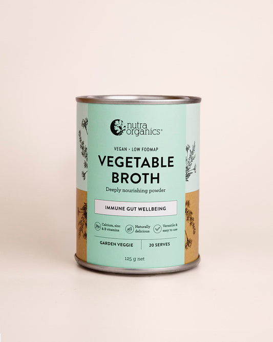 Nutra Naturals Vegetable Broth Garden Veggie 125g front