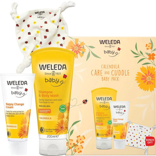 Weleda Care & Cuddle Baby Pack Calendula