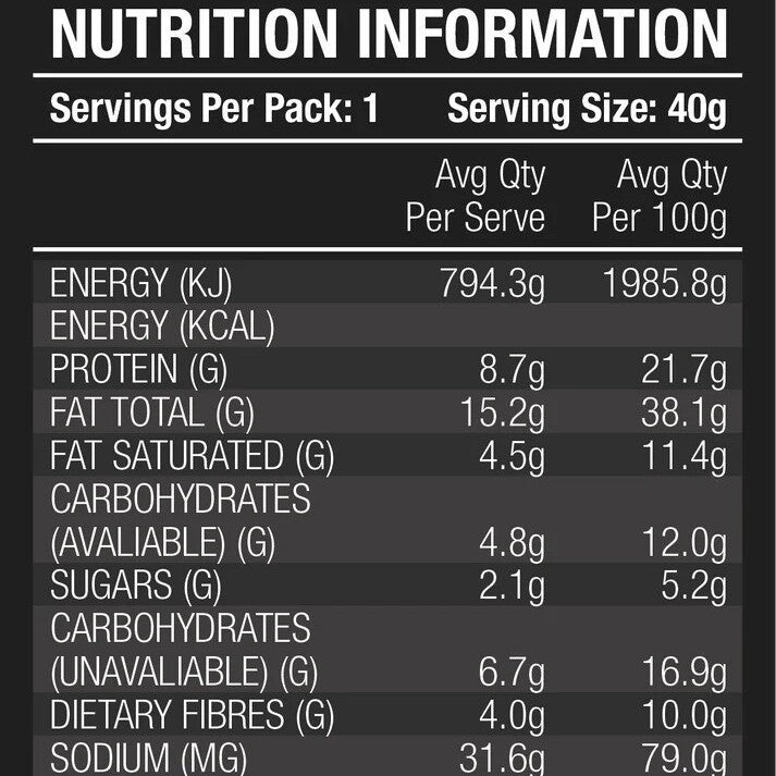 The Keto Bar Lemon & Cashew 40g