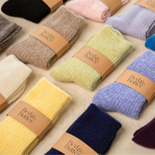 Bed & Butter Socks Yellow S/M
