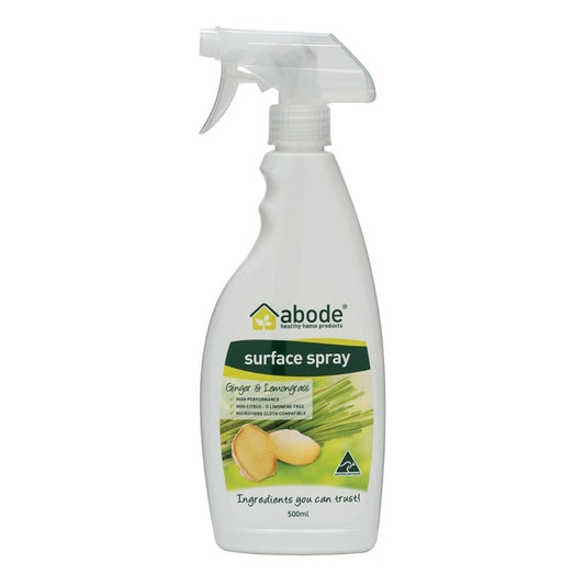 Abode Surface Spray Ginger & Lemongrass 500ml