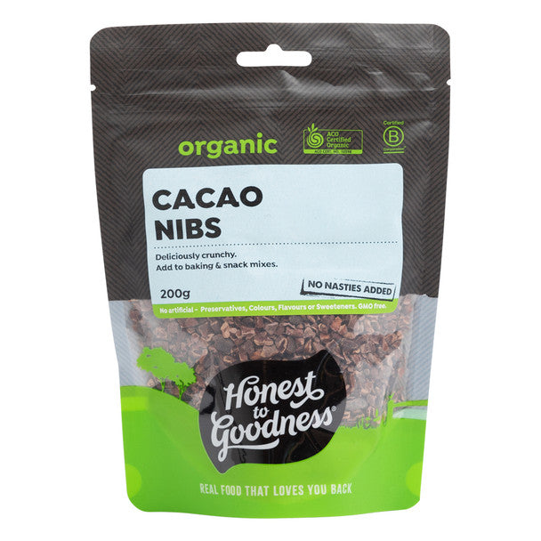 Honest to Goodness Organic Cacao Nibs 200g