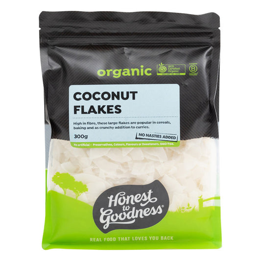 Honest to Goodness Organic Coconut Flakes 300g