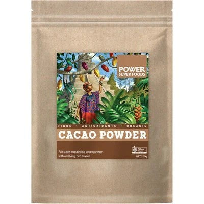 Power Super Foods Cacao Powder Origin Organic 250g