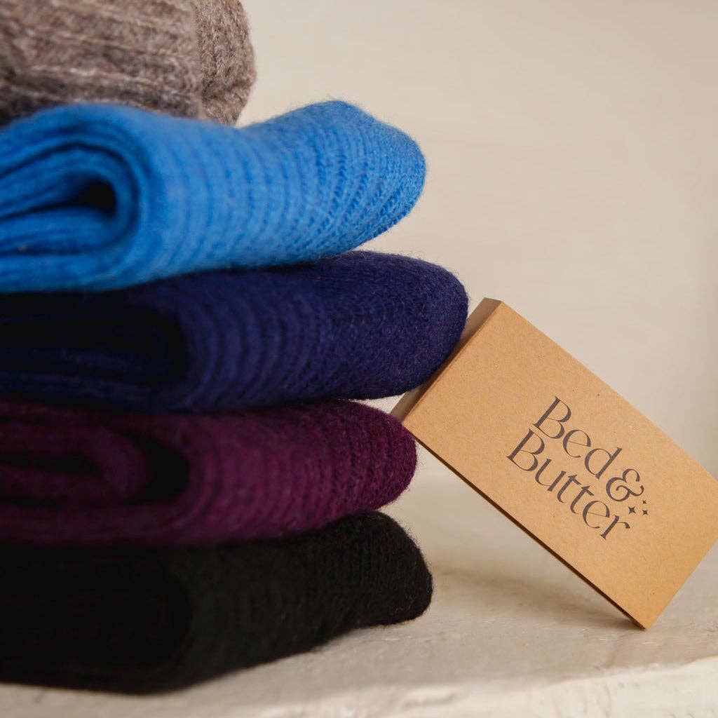 Bed & Butter Socks Wine S/M