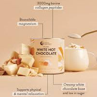 Nutra Naturals Collagen White Hot Chocolate Salted Caramel 200g