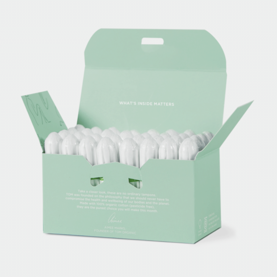 Tom Organic Tampons Regular 32 Pack