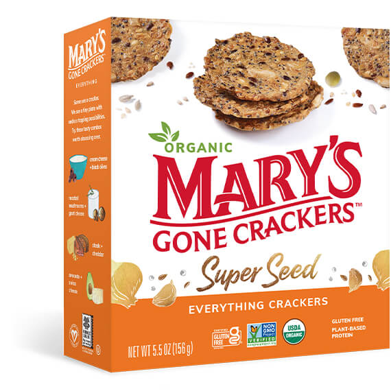 Mary's Gone Crackers Super Seed Everything