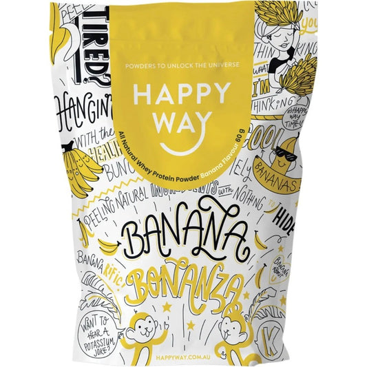 Happy Way MINI Whey Protein Powder Banana 60g